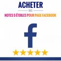 "Notes" 5 étoile Facebook 